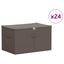 Opbevaringskasse 24 stk. Ikke-vævet stof 55 x 35 x 32 cm 61,6 L