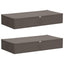 Opbevaringskasse 2 pcs Grå 90 x 48 x 15 cm Ikke-vævet stof