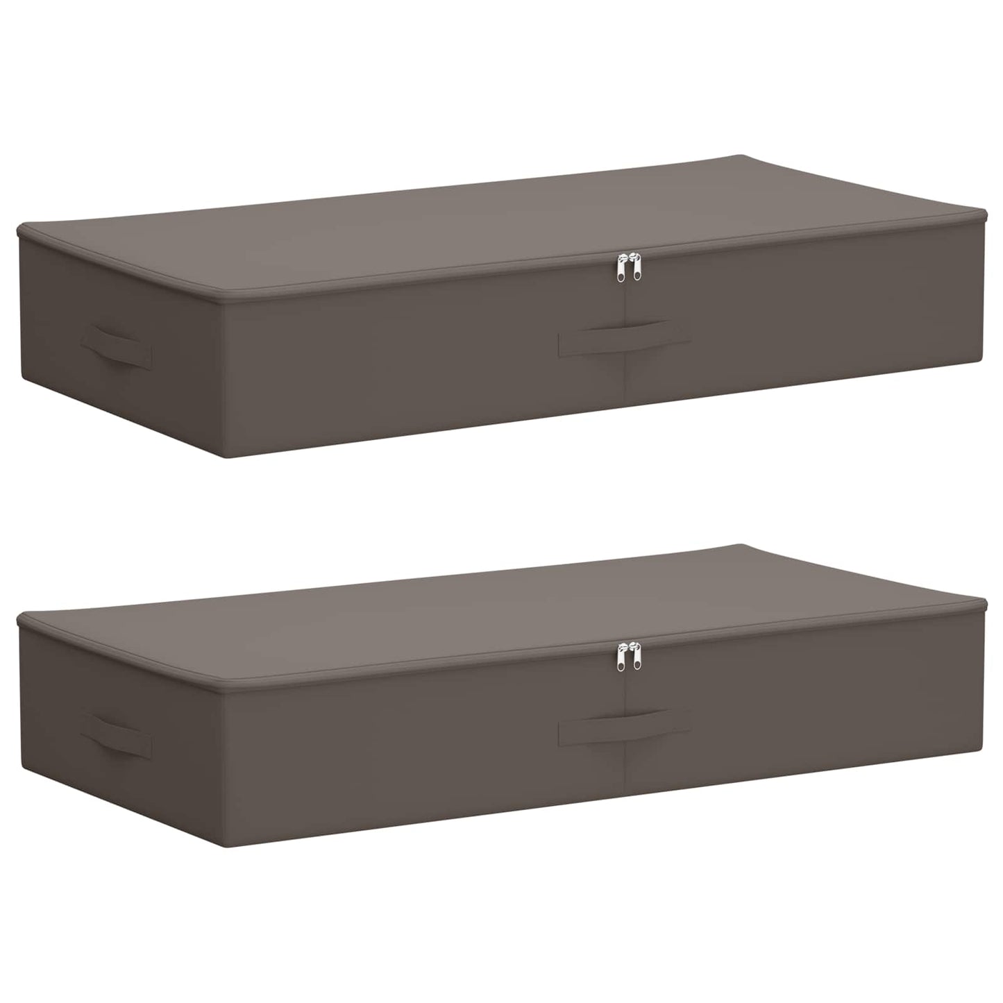 Opbevaringskasse 2 pcs Grå 100 x 50 x 18 cm Ikke-vævet stof