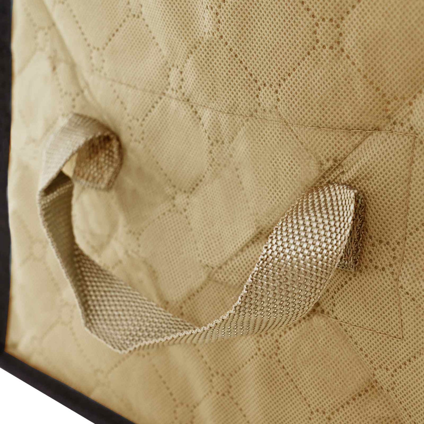 Opbevaringskasse med gennemsigtig sidevindue 2 pcs Cremefarvet