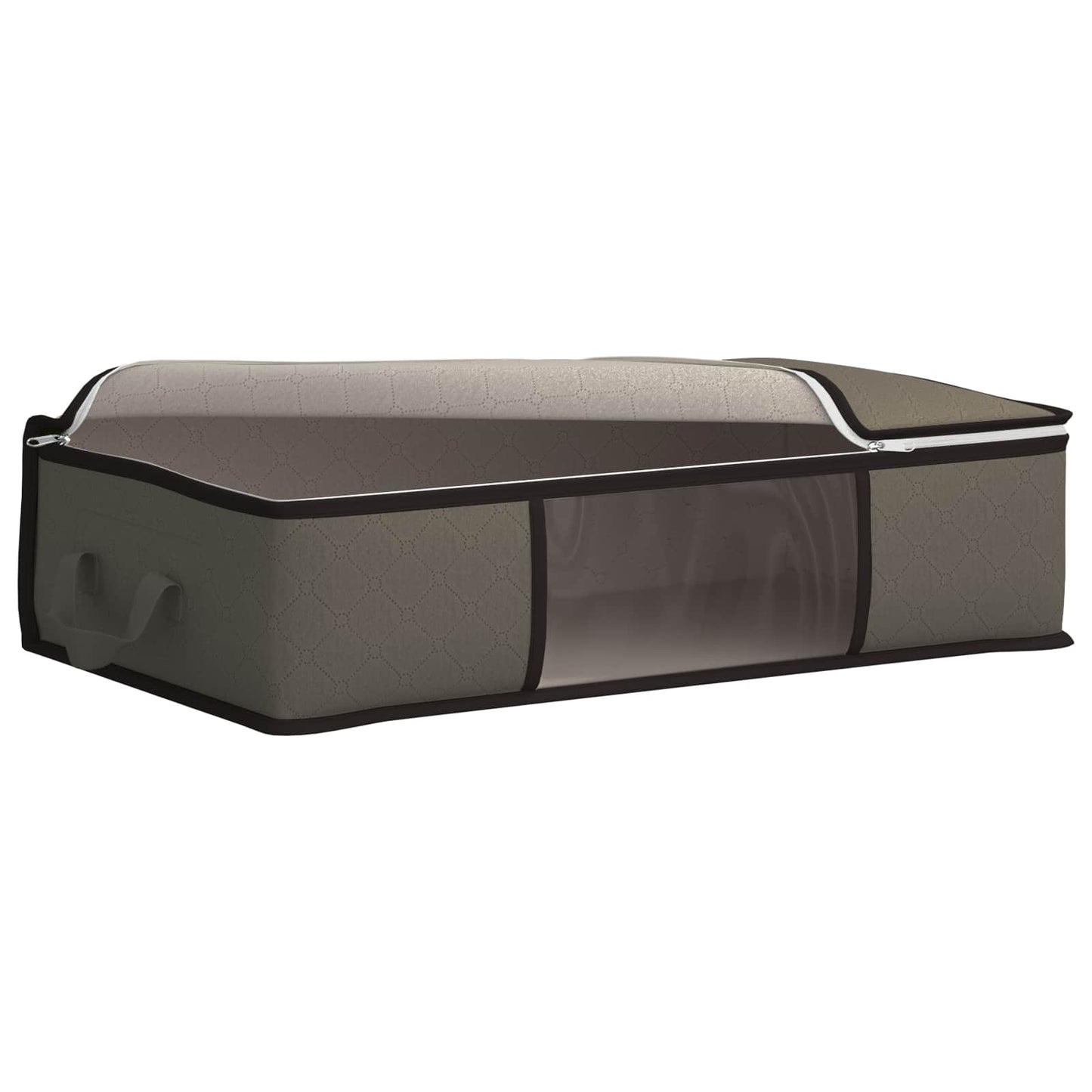 Opbevaringskasse med gennemsigtig sidevindue 6 pcs Grå