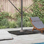 Parasolfod Sort 100 x 100 x 4 cm Stål