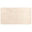 Tæppe Runner MARSA Creme 100 x 150 cm Polyester og PVC