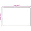 Tæppe Runner MARSA Creme 120 x 170 cm Polyester og PVC