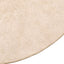 Tæppe Runner MARSA Creme 120 x 120 cm Polyester og PVC
