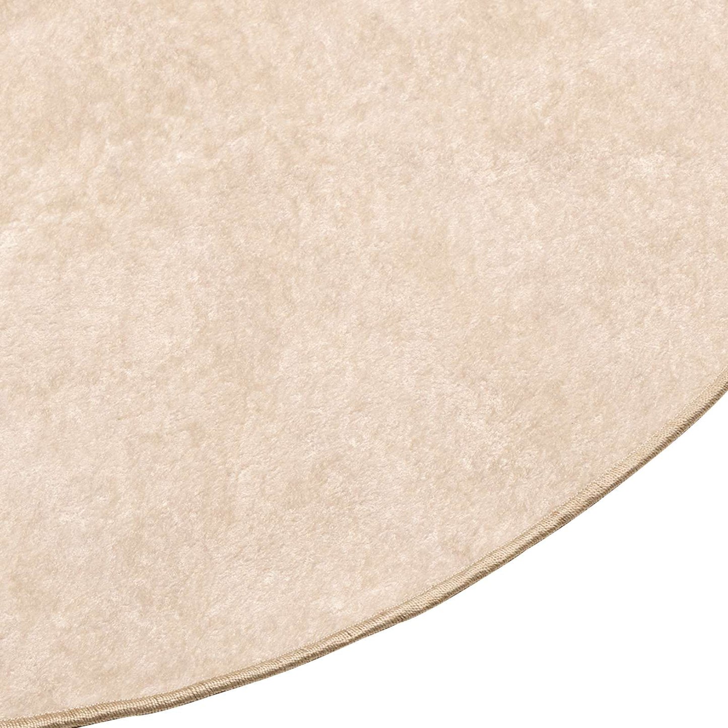 Tæppe Runner MARSA Creme 120 x 120 cm Polyester og PVC