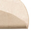 Tæppe Runner MARSA Creme 120 x 120 cm Polyester og PVC