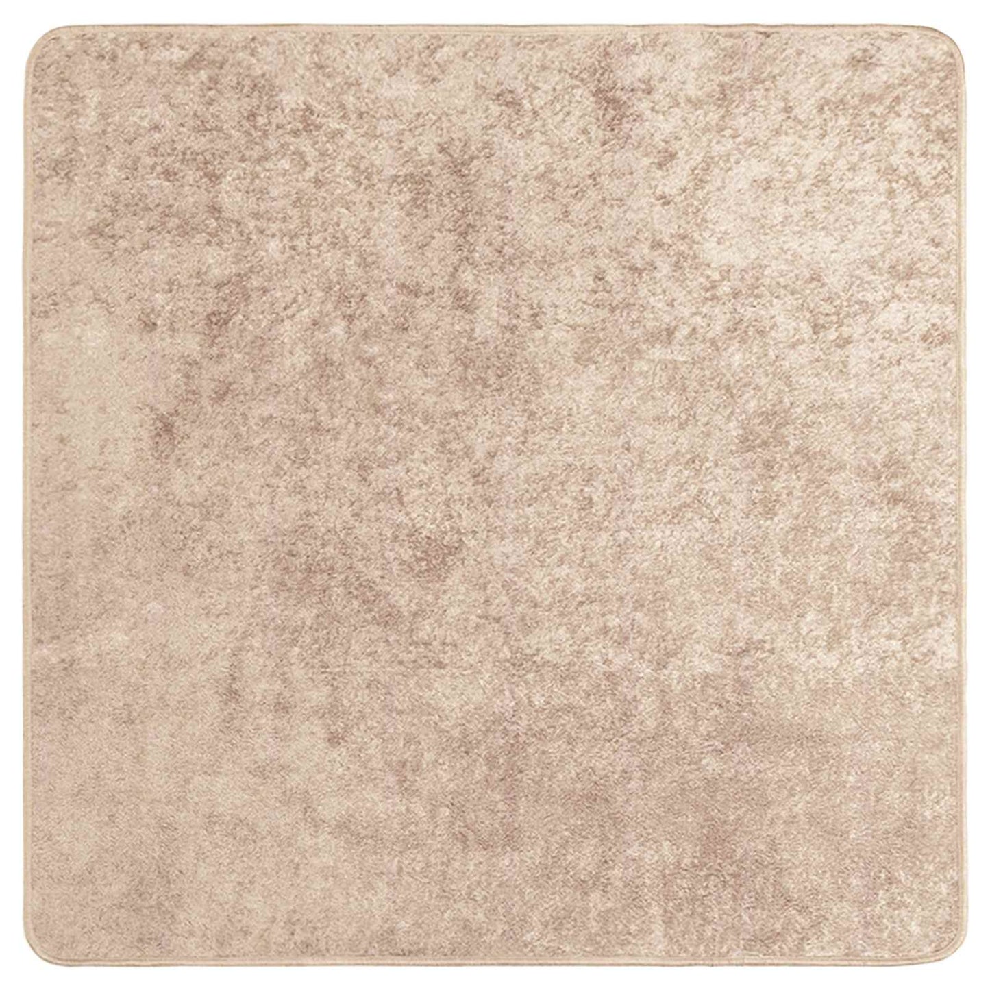 Tæppe Runner MARSA Beige 100 x 100 cm Polyester og PVC