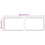 Tæppe Runner MARSA Sandfarvet 50 x 300 cm Polyester og PVC