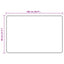 Tæppe Runner MARSA Sandfarvet 80 x 100 cm Polyester og PVC