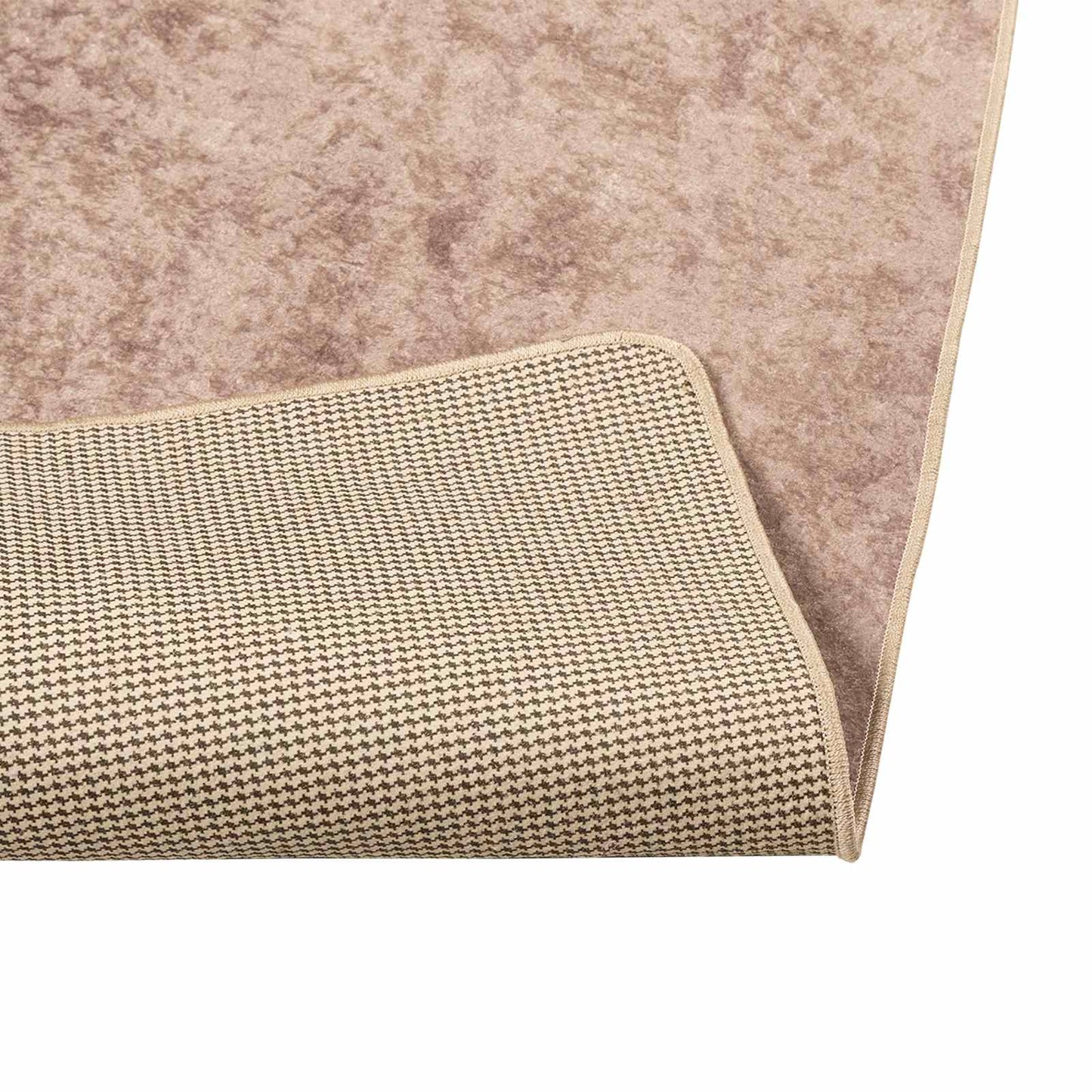 Tæppe Runner MARSA Sandfarvet 80 x 200 cm Polyester og PVC