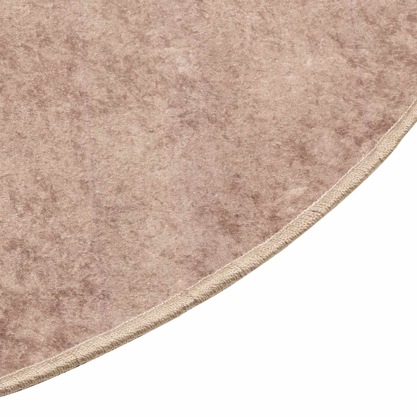 Tæppe Runner MARSA Sandfarvet 120 x 120 cm Polyester og PVC