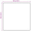 Tæppe Runner MARSA Skovgrøn 100 x 100 cm Polyester og PVC