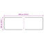 Tæppe Runner MARSA Skovgrøn 100 x 350 cm Polyester og PVC