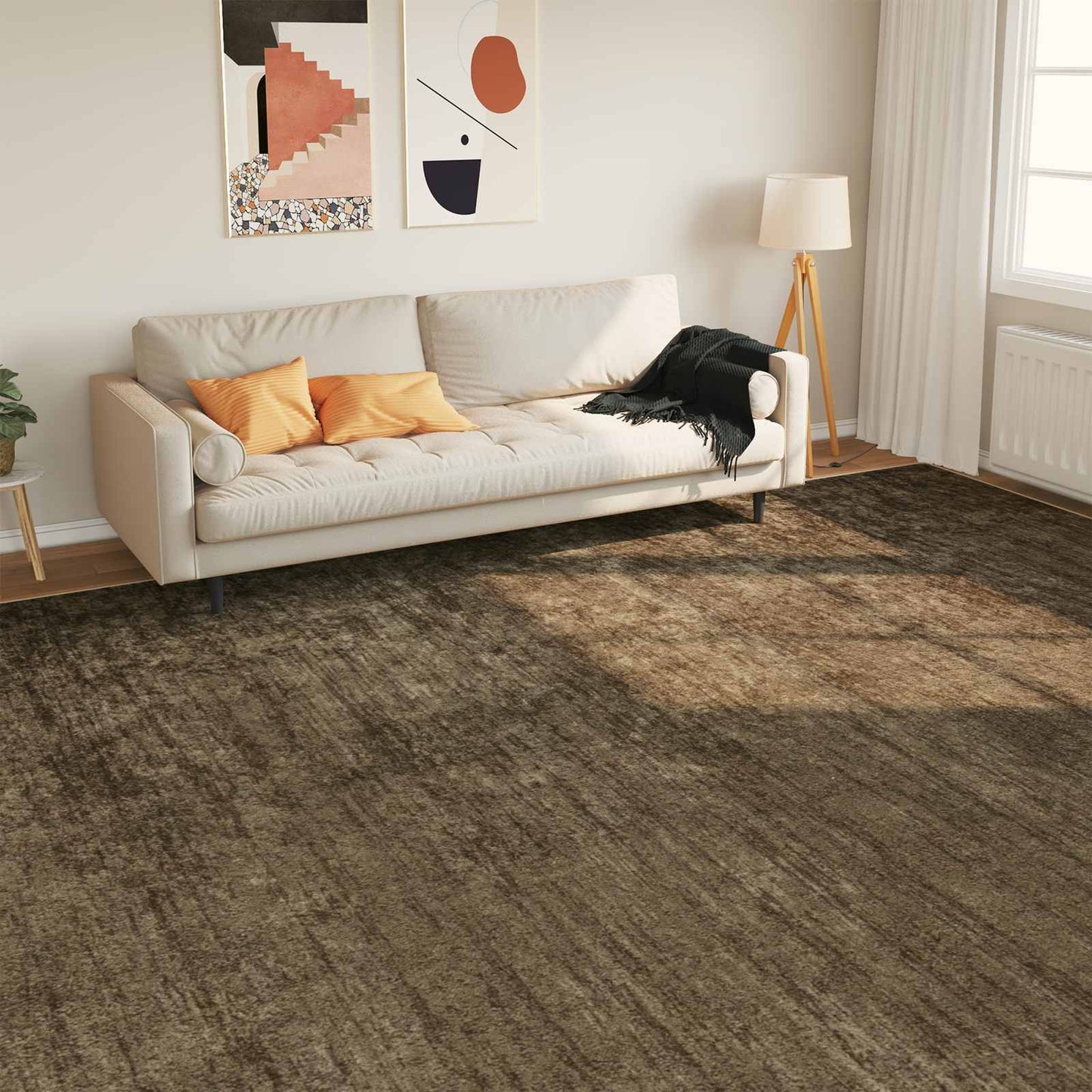 Tæppe Runner MARSA Skovgrøn 300 x 400 cm Polyester og PVC