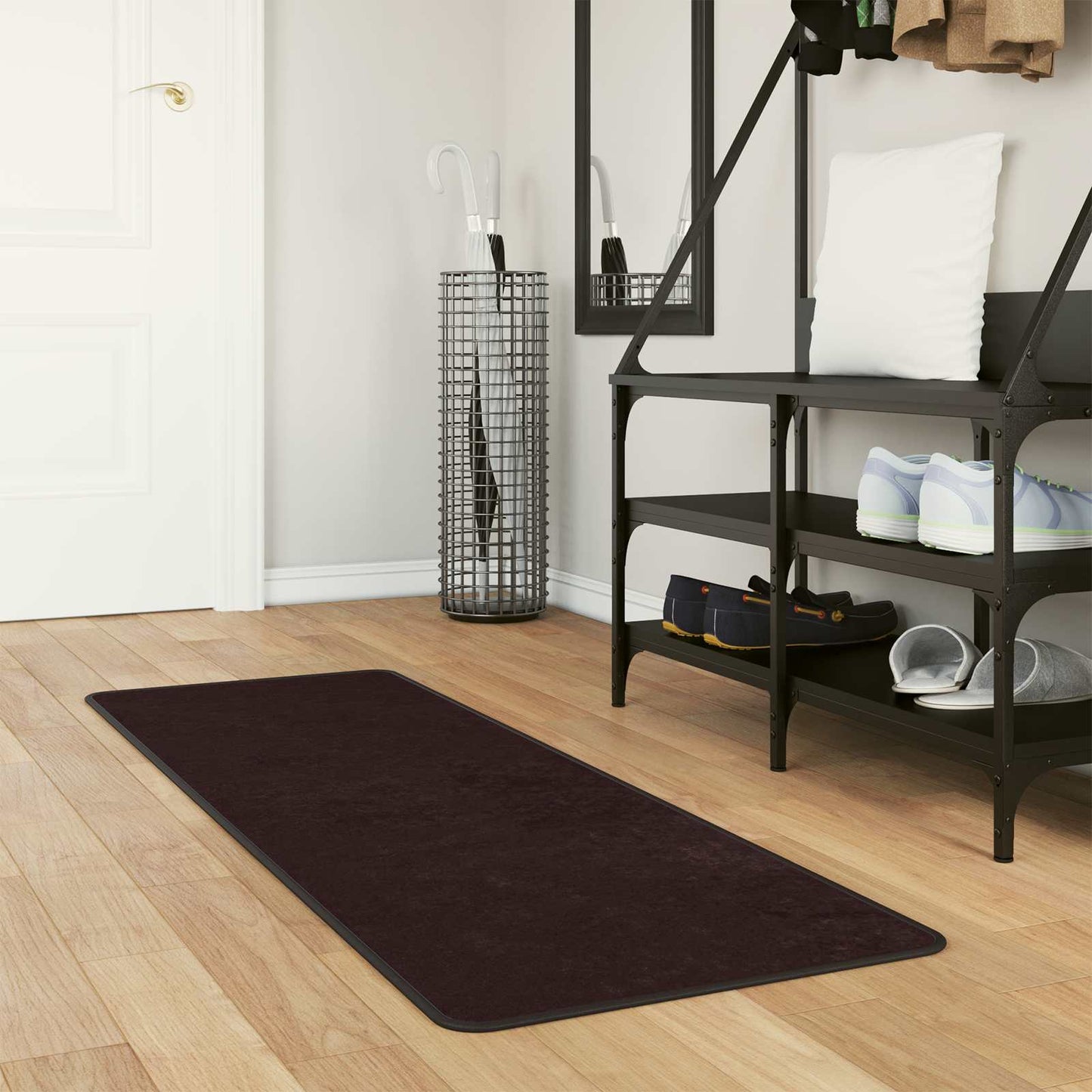 Tæppe Runner MARSA Antracit 50 x 200 cm Polyester og PVC