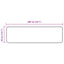 Tæppe Runner MARSA Antracit 50 x 200 cm Polyester og PVC