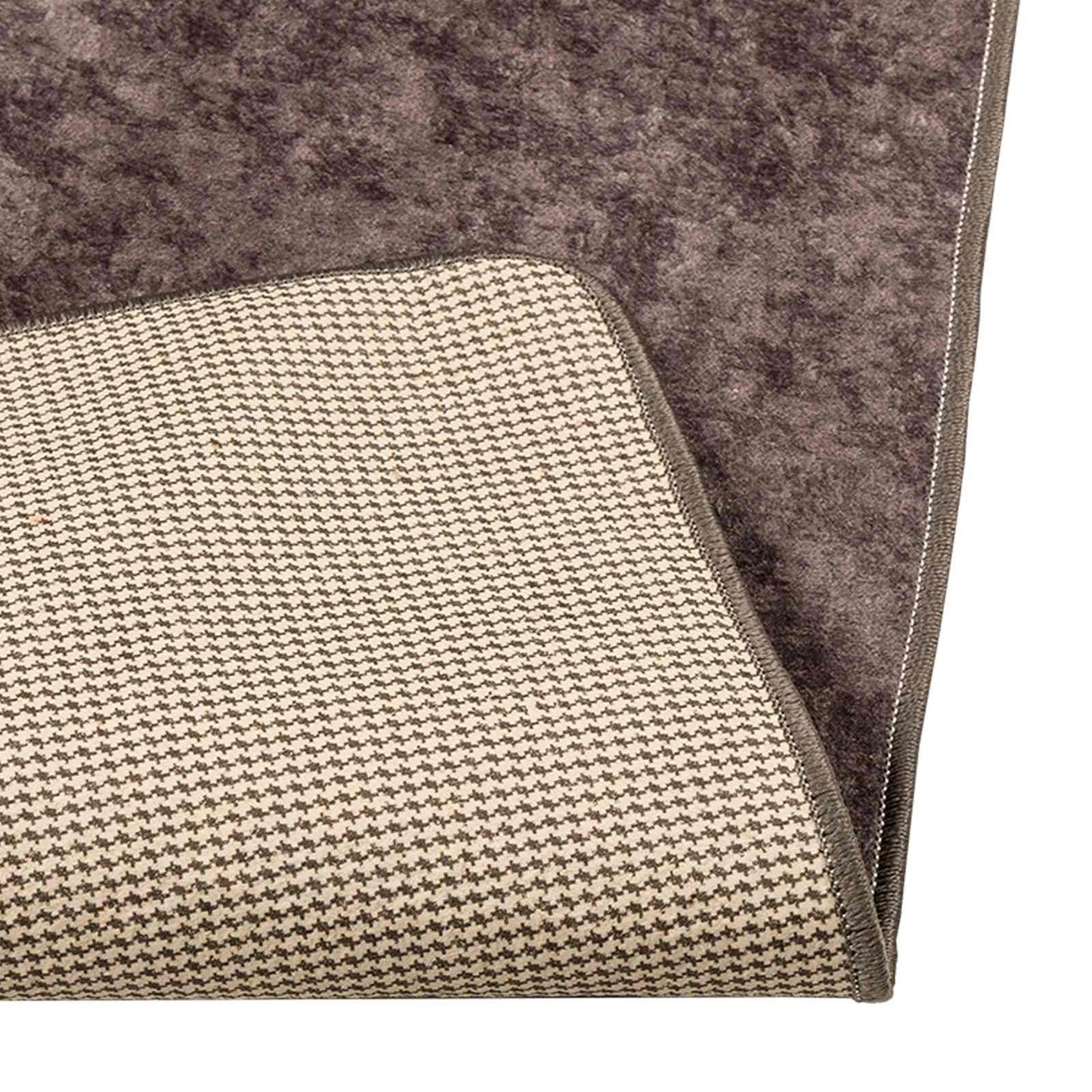 Tæppe Runner MARSA Grå 100 x 150 cm Polyester og PVC