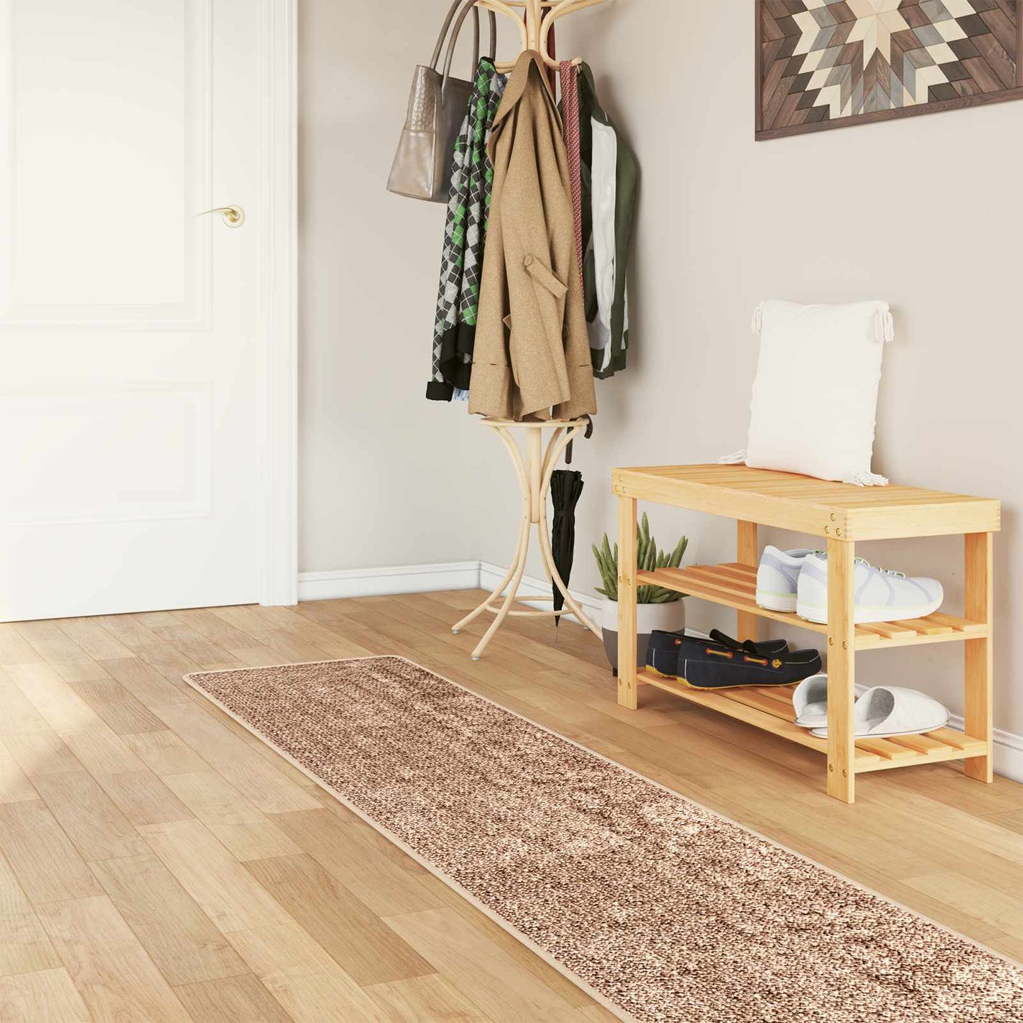 Tæppe Runner MARSA Gul 50 x 450 cm Polyester og PVC