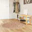 Tæppe Runner MARSA Gul 120 x 120 cm Polyester og PVC