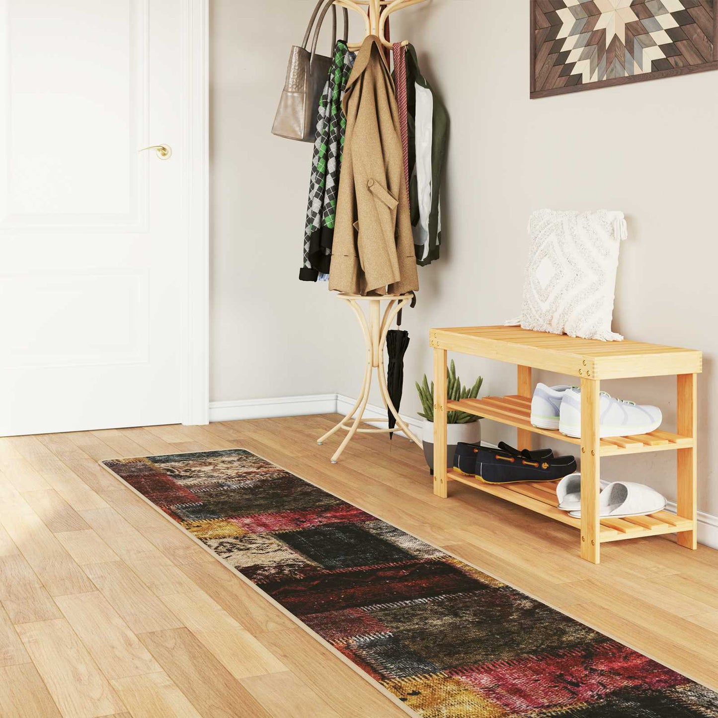 Tæppe Runner MARSA Flerfarvet 50 x 250 cm Polyester og PVC