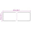 Tæppe Runner MARSA Flerfarvet 50 x 250 cm Polyester og PVC