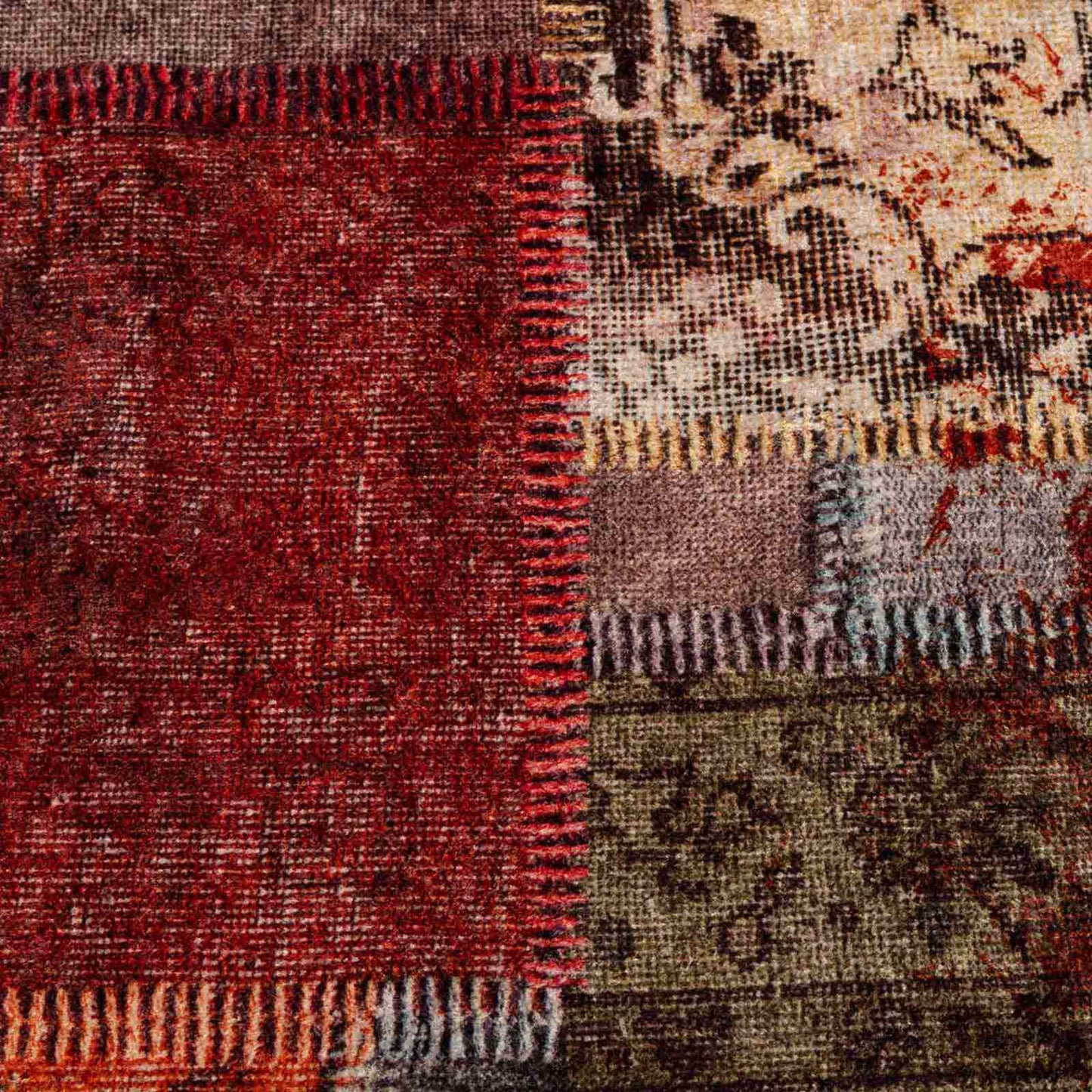 Tæppe Runner MARSA Flerfarvet 80 x 200 cm Polyester og PVC