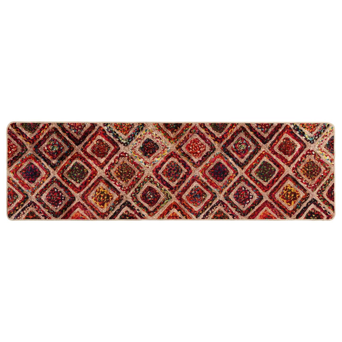 Tæppe Runner MARSA Flerfarvet 50 x 200 cm Polyester og PVC