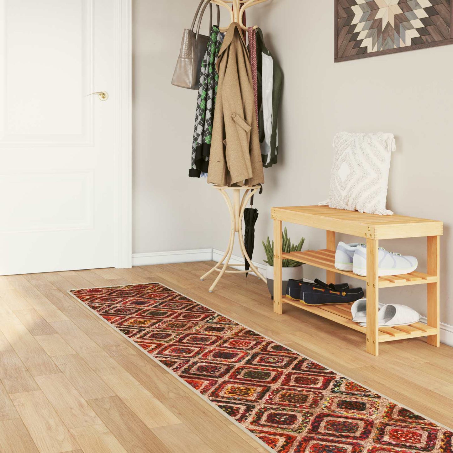 Tæppe Runner MARSA Flerfarvet 50 x 350 cm Polyester og PVC