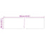 Tæppe Runner MARSA Flerfarvet 100 x 350 cm Polyester og PVC