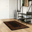 Tæppe Runner MARSA Sort 80 x 100 cm Polyester og PVC