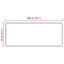 Tæppe Runner MARSA Sort 80 x 200 cm Polyester og PVC