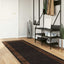 Tæppe Runner MARSA Sort 80 x 350 cm Polyester og PVC