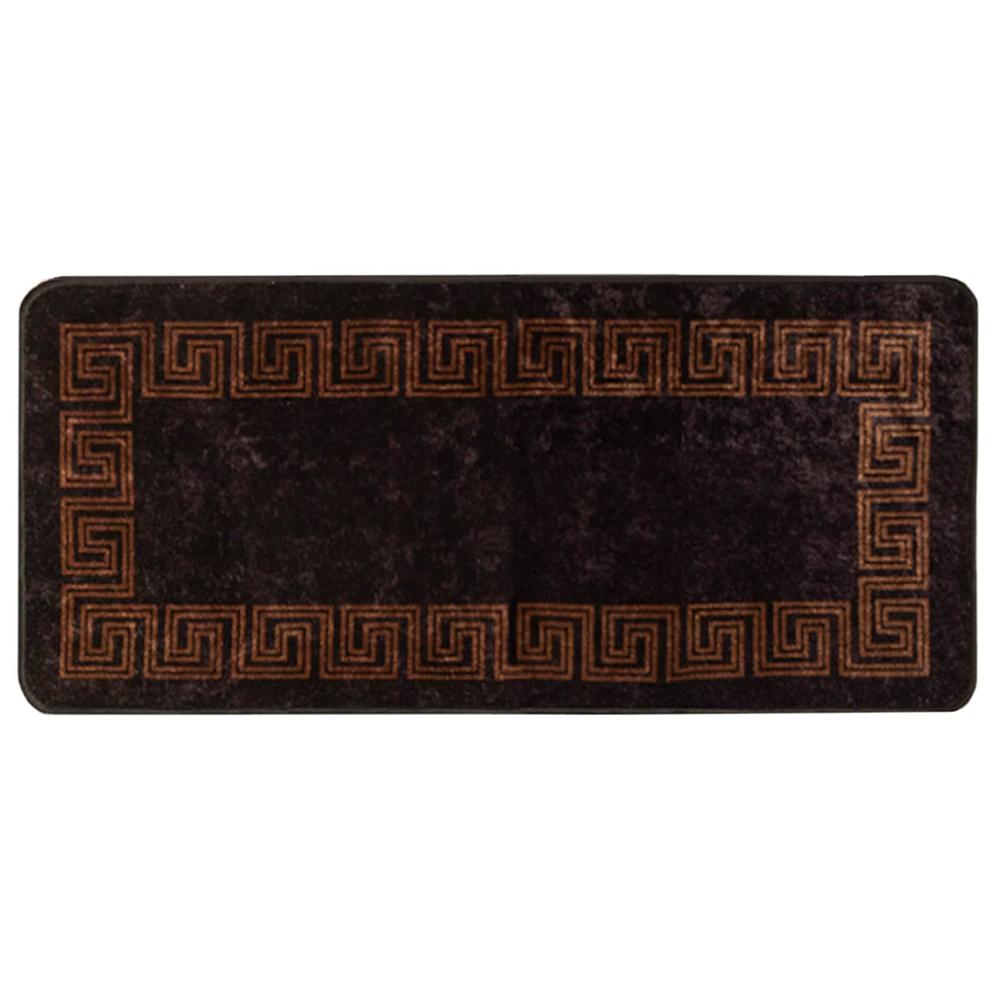 Tæppe Runner MARSA Sort 100 x 200 cm Polyester og PVC