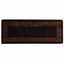 Tæppe Runner MARSA Sort 100 x 250 cm Polyester og PVC