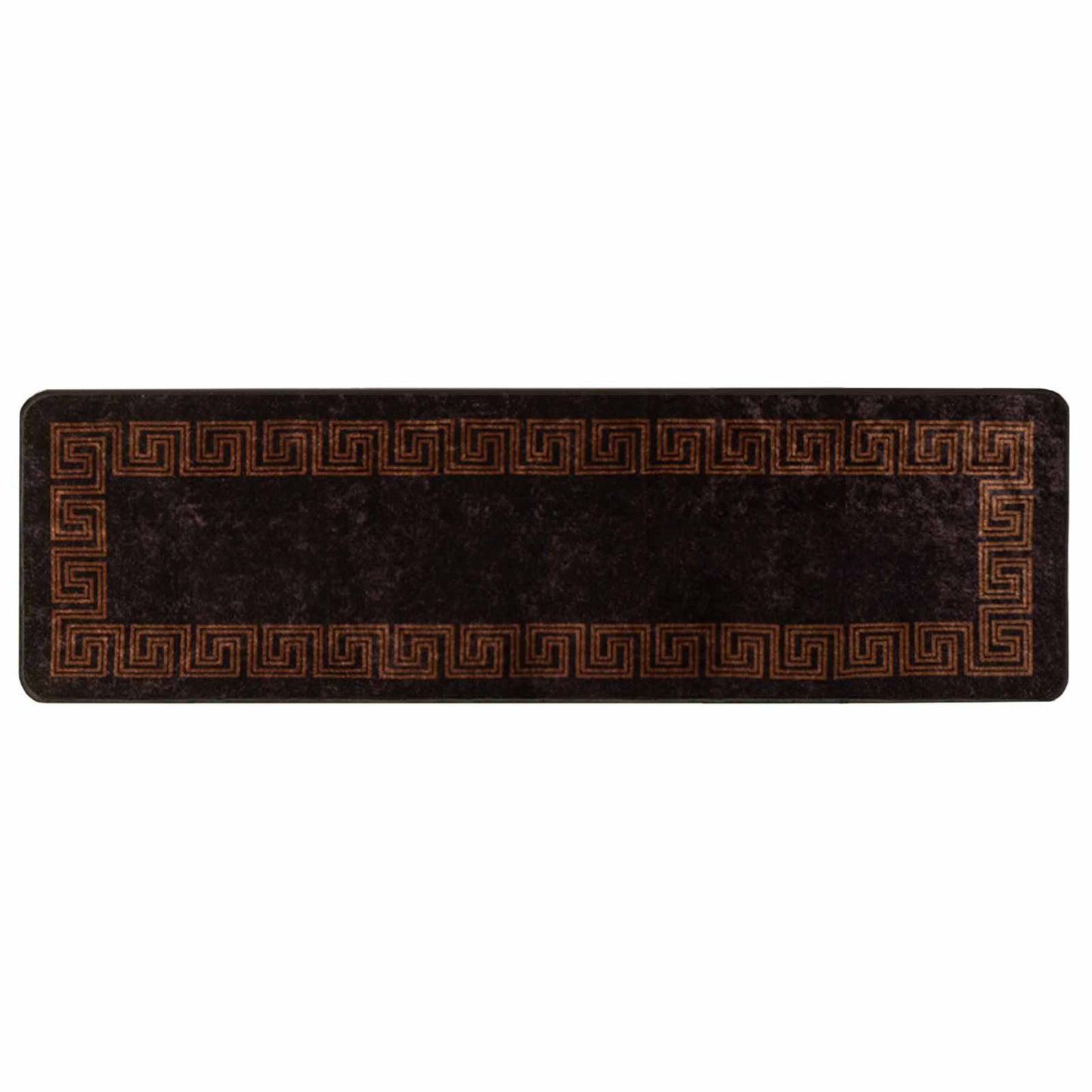 Tæppe Runner MARSA Sort 100 x 300 cm Polyester og PVC