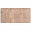Tæppe Runner MARSA Hvid 50 x 100 cm Polyester og PVC