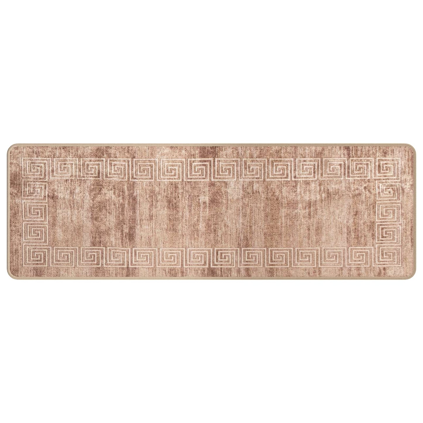 Tæppe Runner MARSA Hvid 50 x 150 cm Polyester og PVC