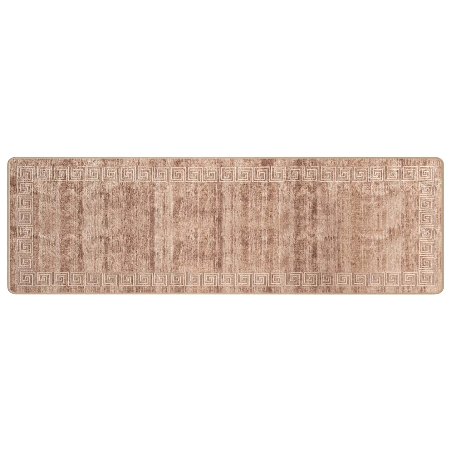 Tæppe Runner MARSA Hvid 80 x 250 cm Polyester og PVC