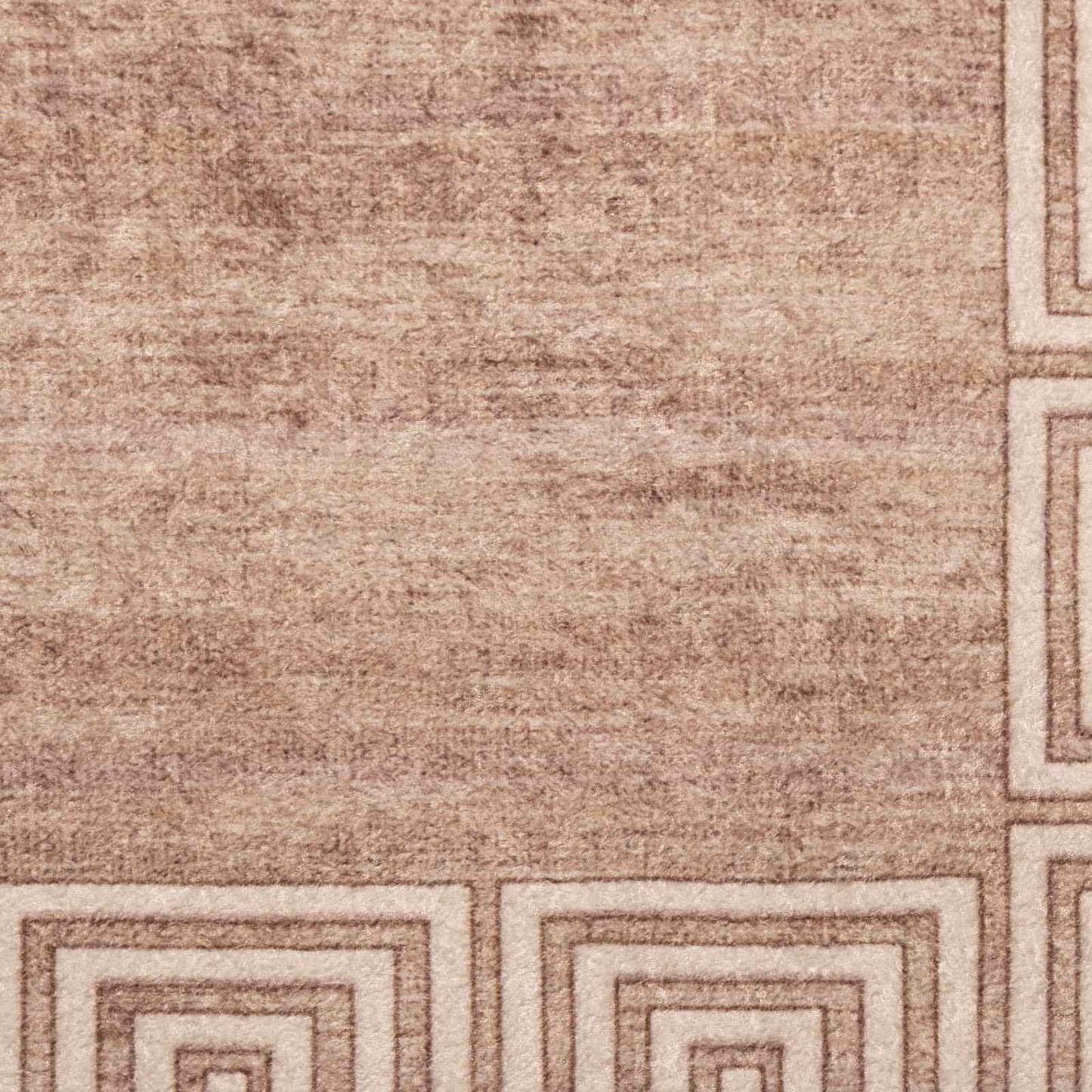 Tæppe Runner MARSA Hvid 100 x 100 cm Polyester og PVC