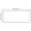 Tæppe Runner MARSA Hvid 100 x 200 cm Polyester og PVC