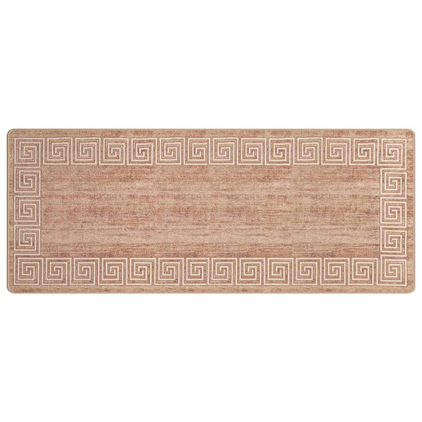 Tæppe Runner MARSA Hvid 100 x 250 cm Polyester og PVC