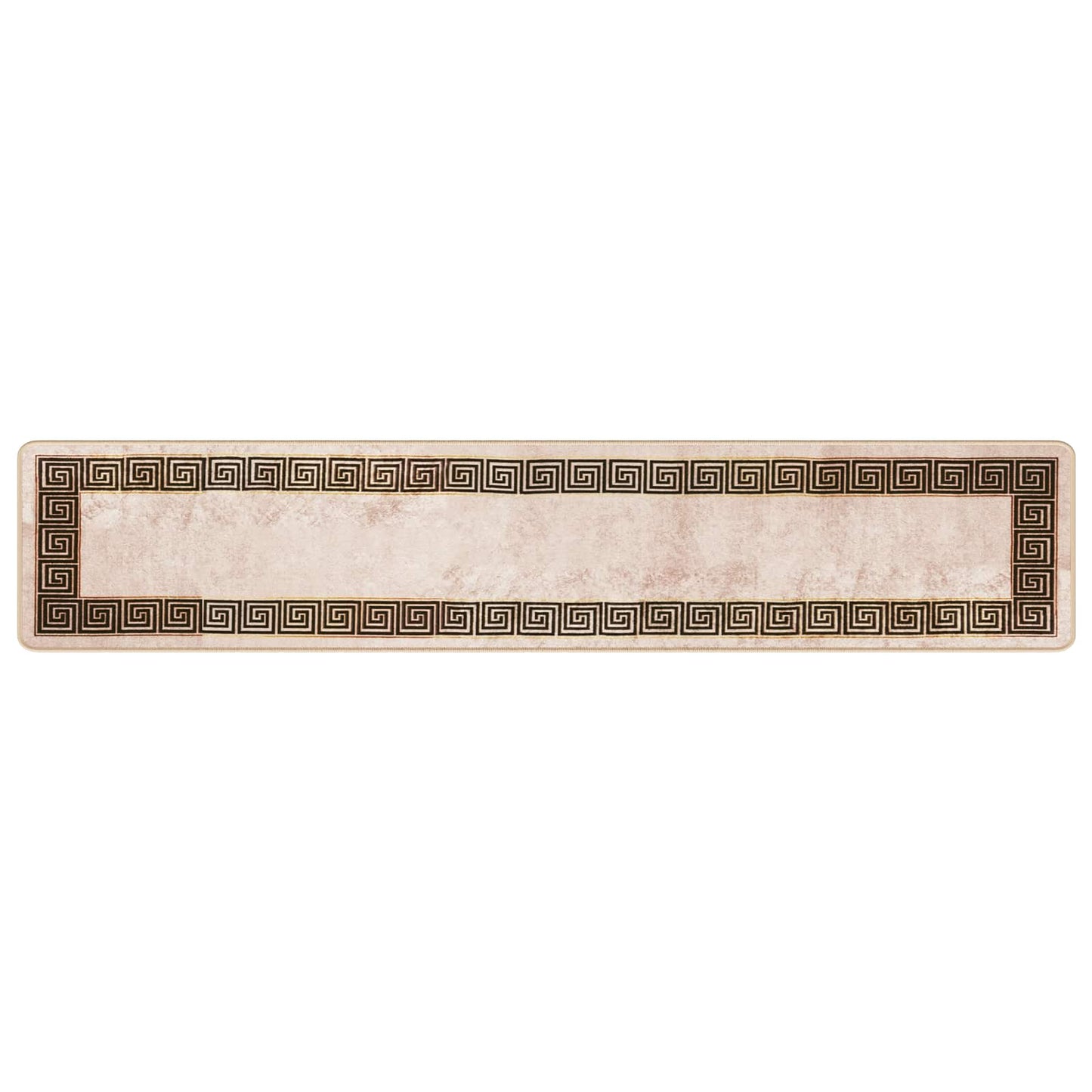 Tæppe Runner MARSA Sort 50 x 250 cm Polyester og PVC
