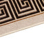 Tæppe Runner MARSA Sort 50 x 300 cm Polyester og PVC