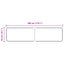 Tæppe Runner MARSA Sort 50 x 300 cm Polyester og PVC