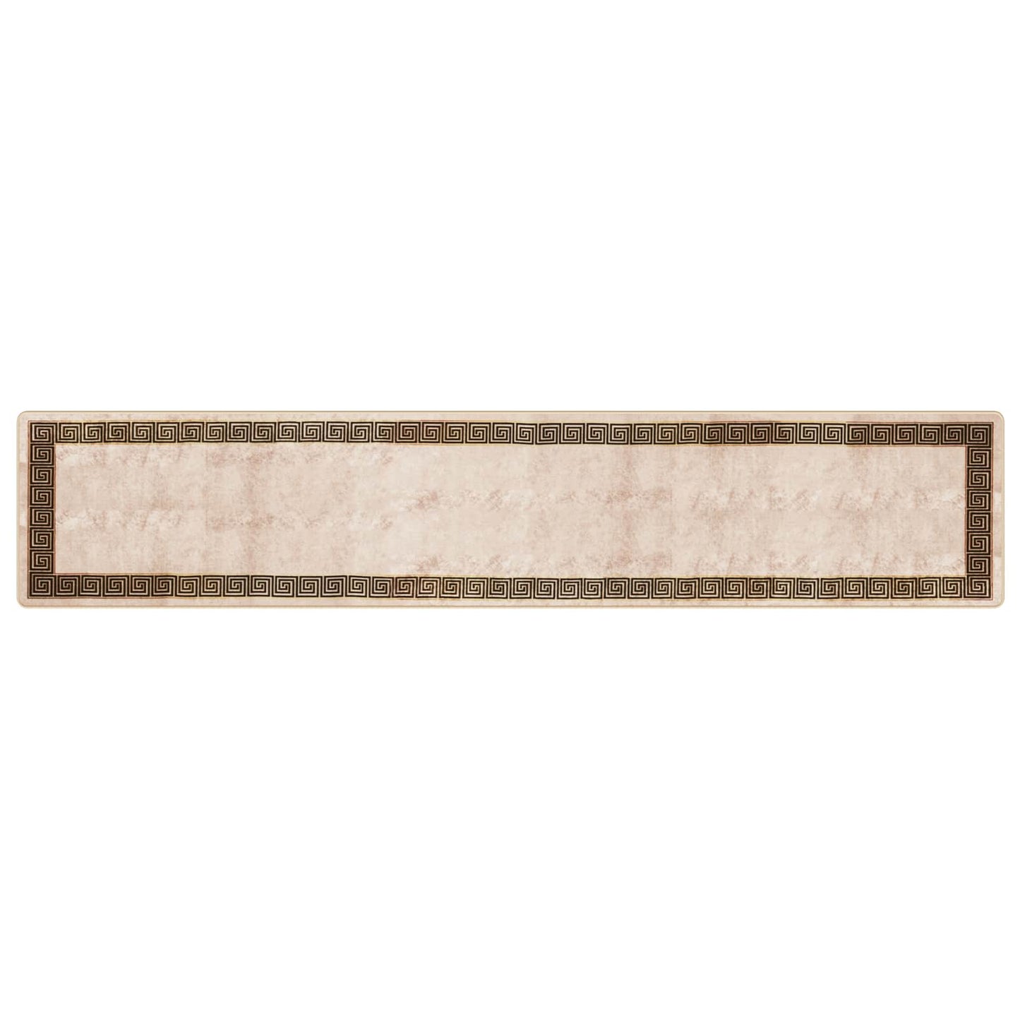 Tæppe Runner MARSA Sort 80 x 400 cm Polyester og PVC