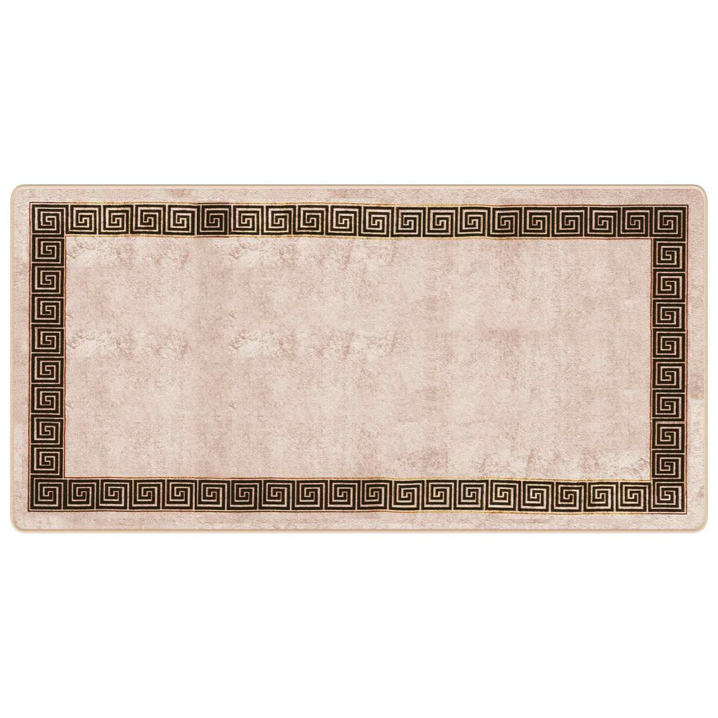 Tæppe Runner MARSA Sort 100 x 200 cm Polyester og PVC