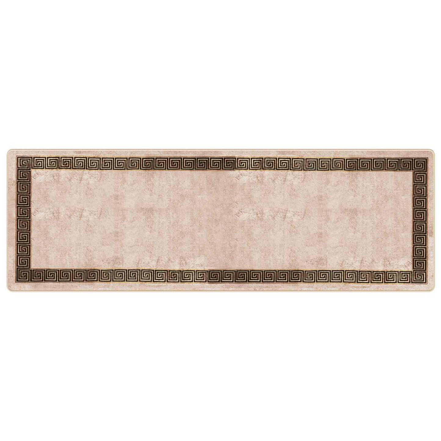 Tæppe Runner MARSA Sort 100 x 300 cm Polyester og PVC