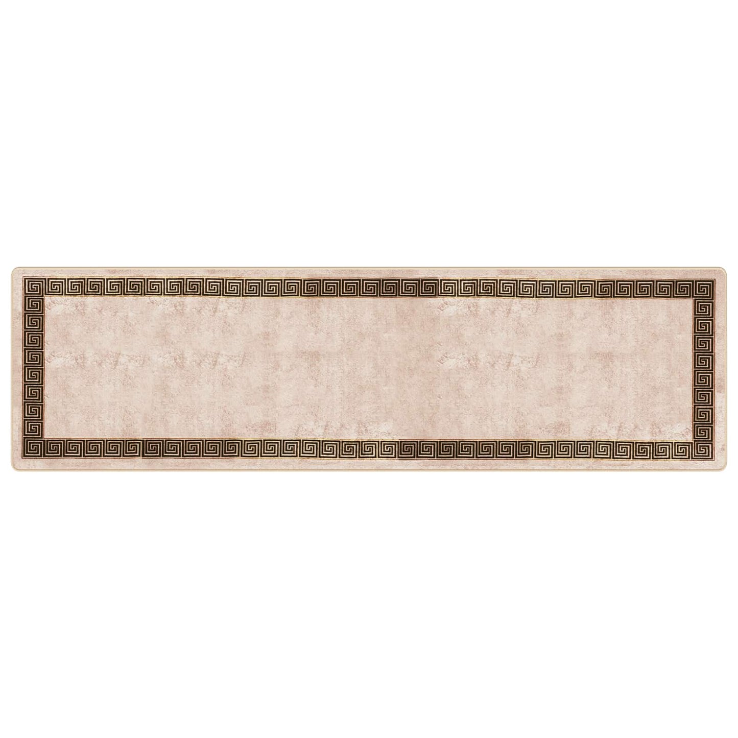 Tæppe Runner MARSA Sort 100 x 350 cm Polyester og PVC