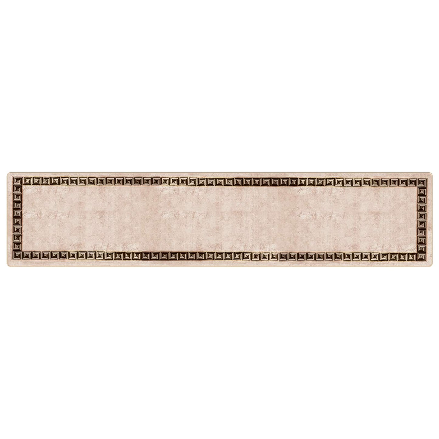 Tæppe Runner MARSA Sort 100 x 450 cm Polyester og PVC